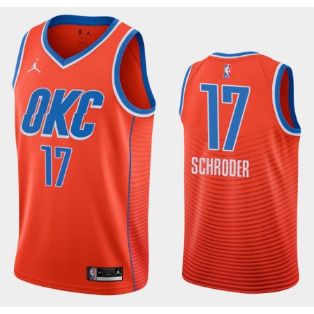 Dres Oklahoma City Thunder Dennis Schroder 17 2020-21 Jordan Brand Statement Edition Swingman